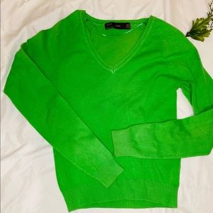 Zara XS Ladies Sweater Green pre-owner